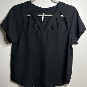 Grayson Threads Blouse NWT in Black Size M